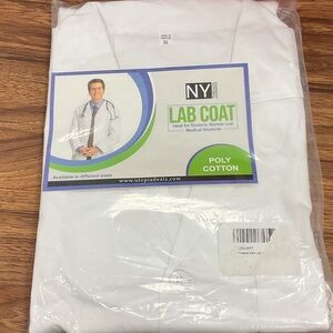 NY Threads White Lab Coat